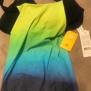Profile By Gottex Swim - Ocean Reef Blouson T-Back Tankini Swim Top Profile By Gottex Swim - Ocean Reef Blouson T-Back Tankini Swim Top